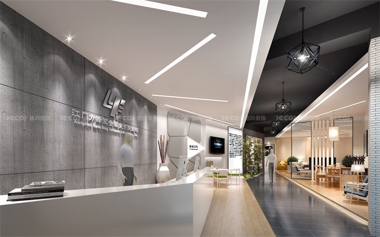 在企業(yè)展廳裝修設(shè)計中，如何合理運用植物和綠化元素？